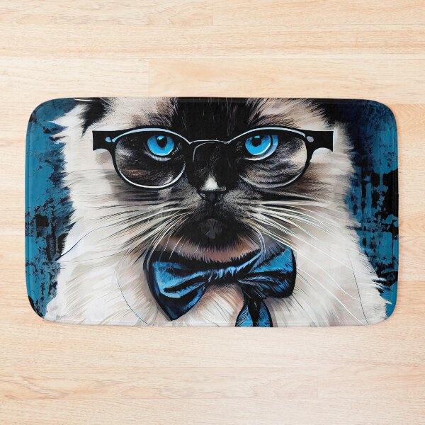 Item preview, Hipster cat Pearl #cat  designed and sold by JBJart.