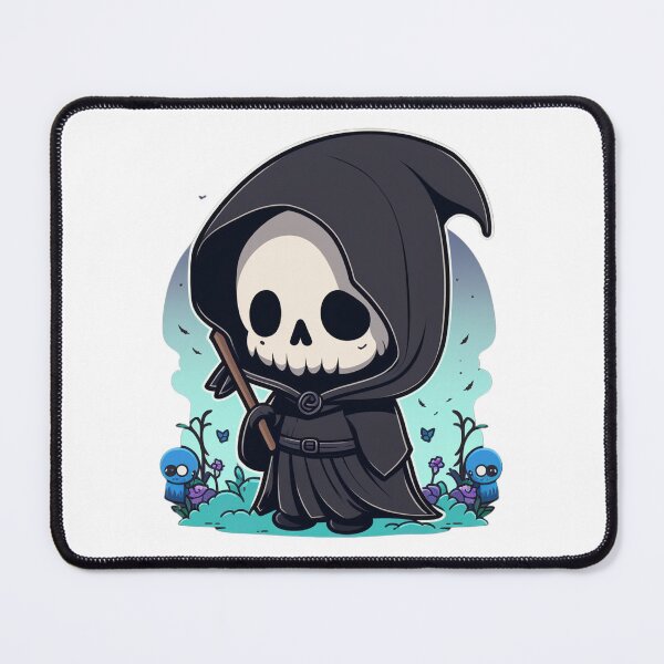 Item preview, Cute Small Grim Reaper Cartoon Digital | Digital Art | Grim Reaper Art | Cute Grim Reaper Art designed and sold by cutesykreations.
