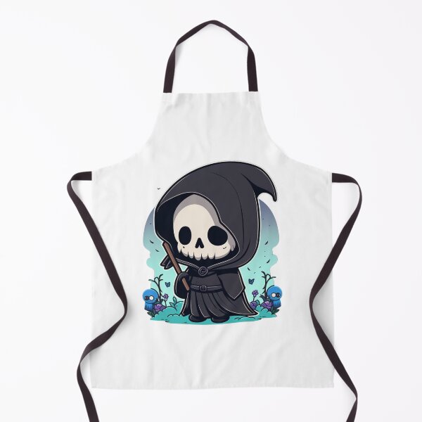 Item preview, Cute Small Grim Reaper Cartoon Digital | Digital Art | Grim Reaper Art | Cute Grim Reaper Art designed and sold by cutesykreations.