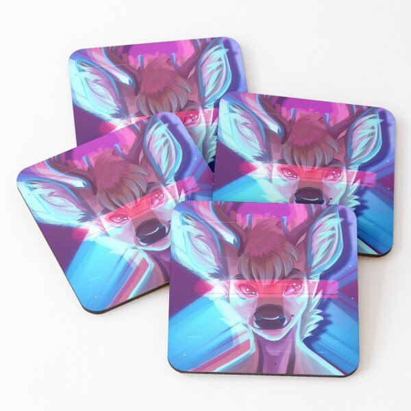 Item preview, deer neon designed and sold by KaryDraws.