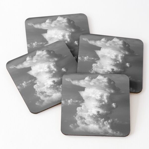 Item preview, Tall White Cumulonimbus Storm Cloud in Black and White designed and sold by vryandesigns.