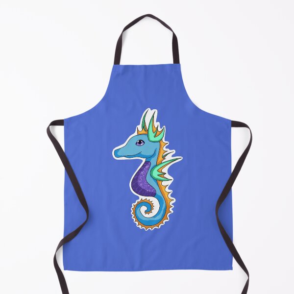 Item preview, Seahorse Blue Animal Underwater Cute Kawaii Design designed and sold by FairyAlpaca.