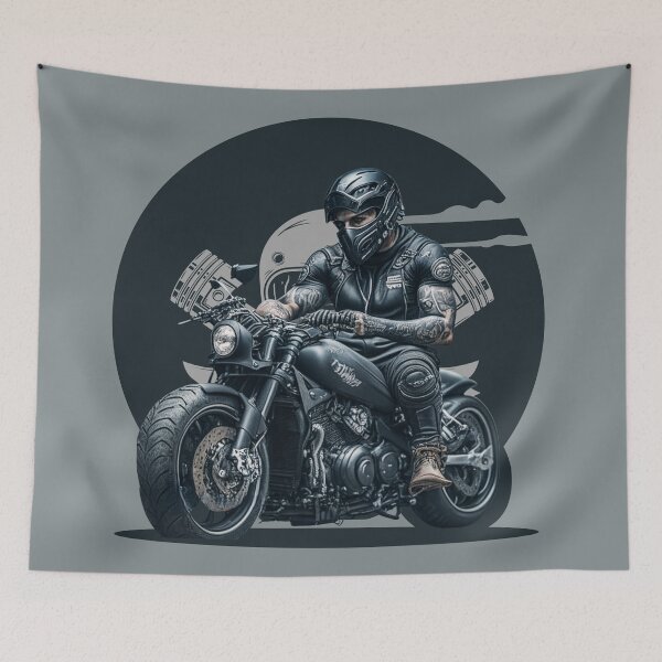 Item preview, Biker Logo designed and sold by oldtimesss.