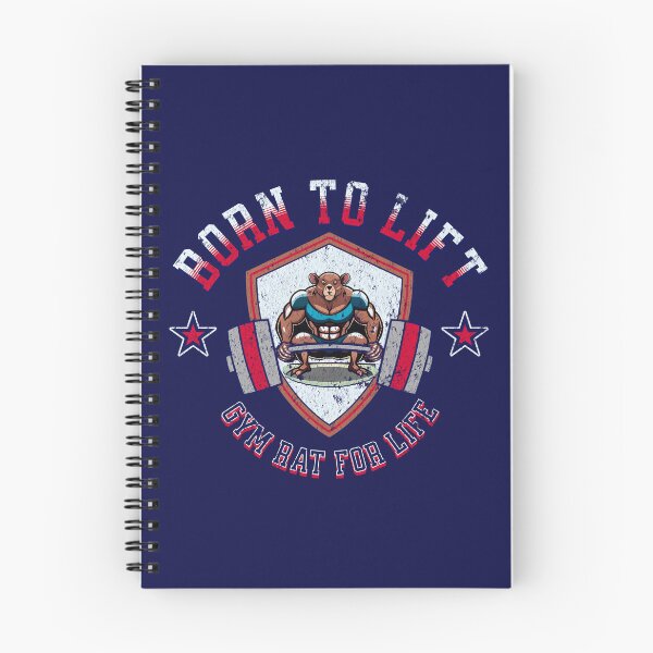 Item preview, Born to lift, Gym Rat for life. Retro Style designed and sold by Tee-Craftify.