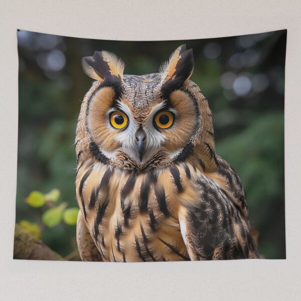 Item preview, Silent Specter: The Enigmatic Long Eared Owl designed and sold by Brendon987.