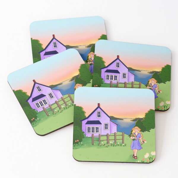 Item preview, Sunset at the purple cottage designed and sold by rizdrawings.