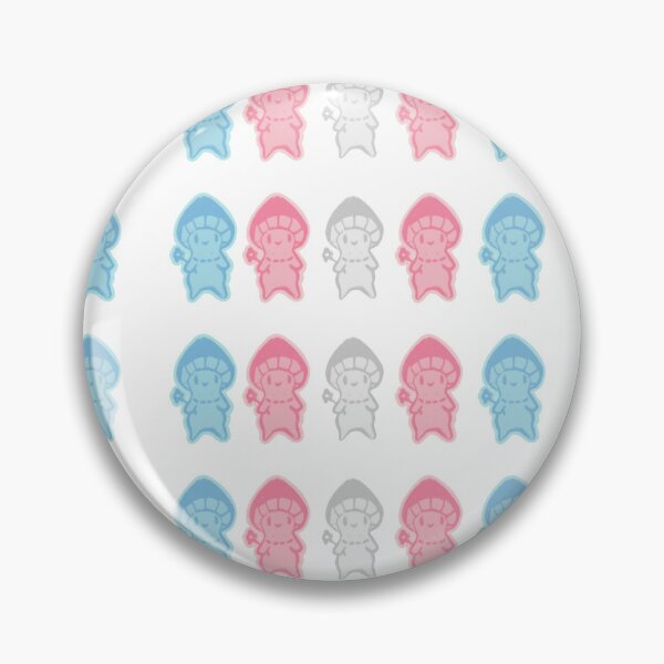Item preview, Trans Flag Mushroom Boy designed and sold by Queer Critter.