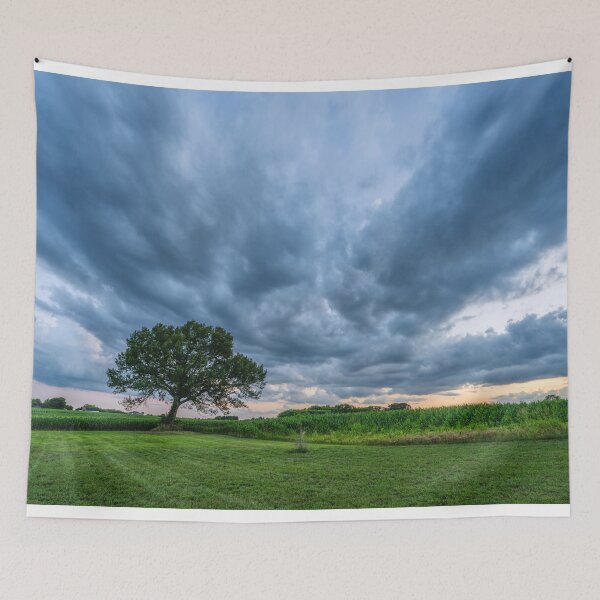 Item preview, Cornfield Tree Sunset designed and sold by mljdwhite.