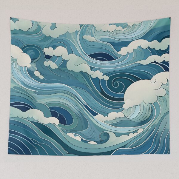 Item preview, Japanese textile design XVII: Floral motifs and flowing lines that capture the essence of Japanese elegance. designed and sold by InsaneLEDP.