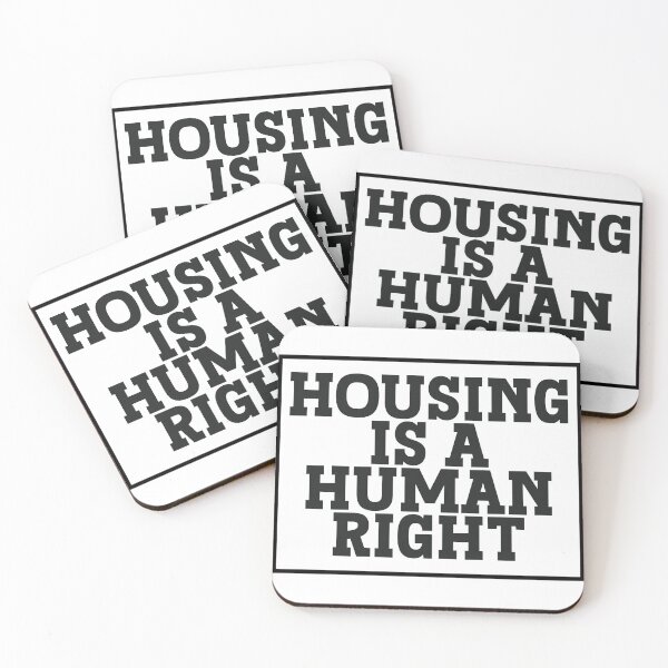 Item preview, Housing Is A Human Right Quote designed and sold by lesvalises.