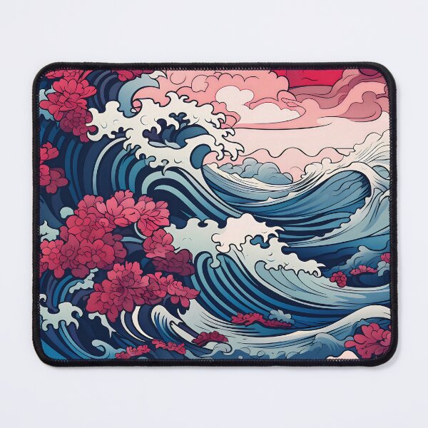 Item preview, Japanese textile design XXIII: Floral motifs and flowing lines that capture the essence of Japanese elegance. designed and sold by InsaneLEDP.
