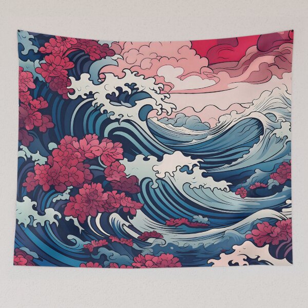 Item preview, Japanese textile design XXIII: Floral motifs and flowing lines that capture the essence of Japanese elegance. designed and sold by InsaneLEDP.