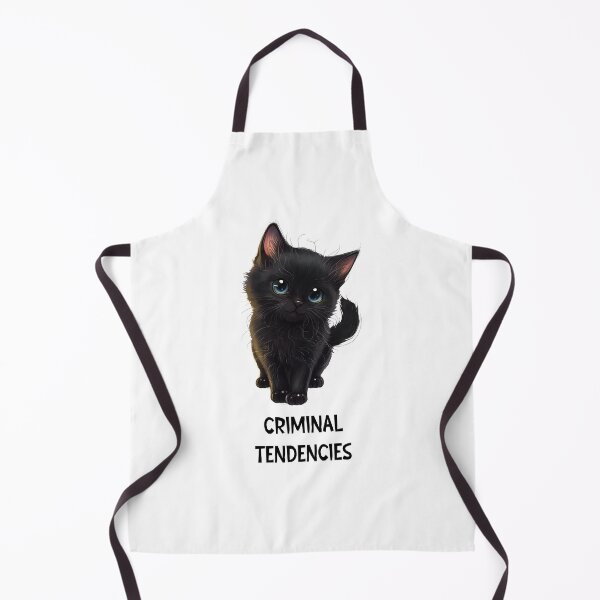 Item preview, Criminal Tendencies Black Cat designed and sold by SunnyFunnyArt.