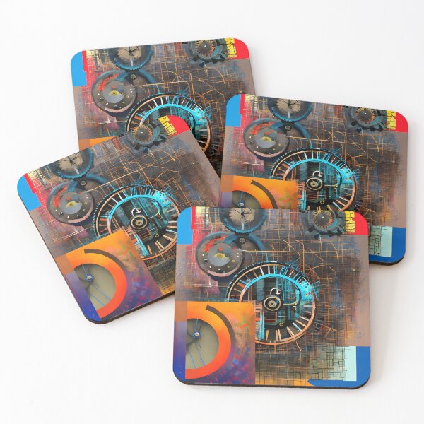 Item preview, Complex Clockwork Multi-coloured Abstract Vol 6 designed and sold by Artekinium.