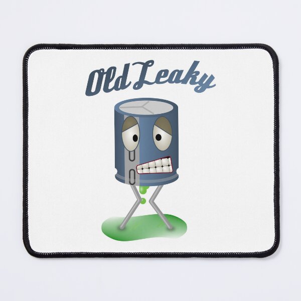 Item preview, Old leaky capacitor cartoon designed and sold by CB Photography and Design.