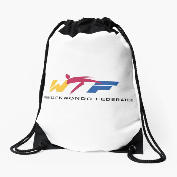 world taekwondo federation Drawstring Bag