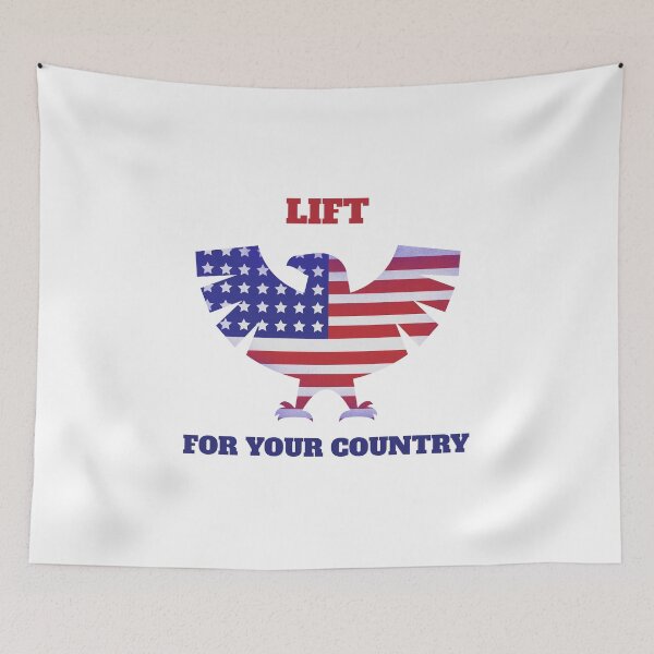 Artikelvorschau, LIFT FOR YOUR COUNTRY - Design für amerikanische Sportler entworfen und verkauft von Cali-Power.