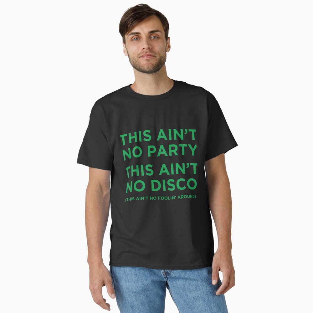 This Aint No Party, This Aint No Disco - Talking Heads Inspired Sticker