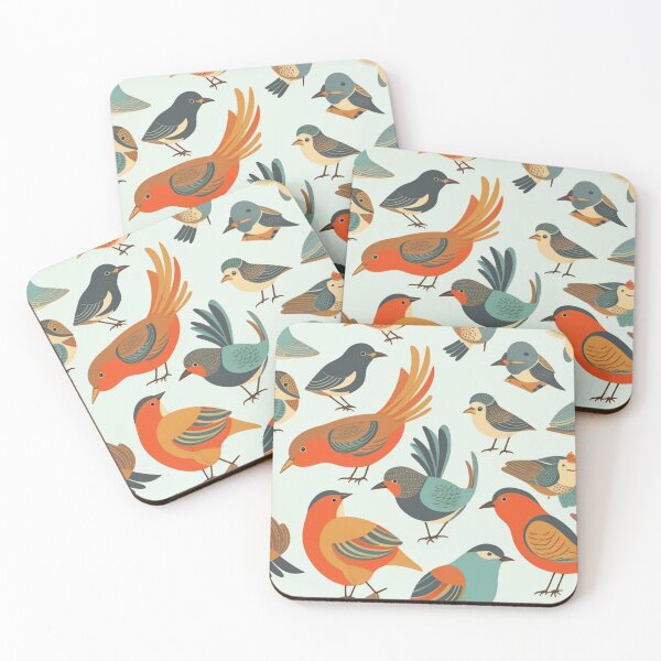 Item preview,  Vintage Bird Sketch Design Pattern Print  designed and sold by randomtdesigns.