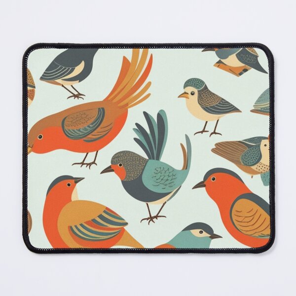 Item preview,  Vintage Bird Sketch Design Pattern Print  designed and sold by randomtdesigns.