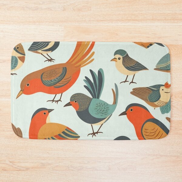 Item preview,  Vintage Bird Sketch Design Pattern Print  designed and sold by randomtdesigns.