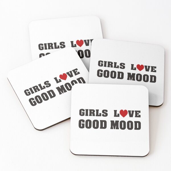 Item preview, GIRLS LOVE A GOOD MOOD, FUN, ENJOY, LOVE, HEART designed and sold by Ivan333Croatia.