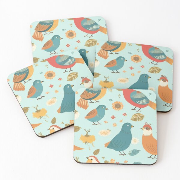 Item preview, Alternate Vintage Bird Sketch Design Pattern Print  designed and sold by randomtdesigns.
