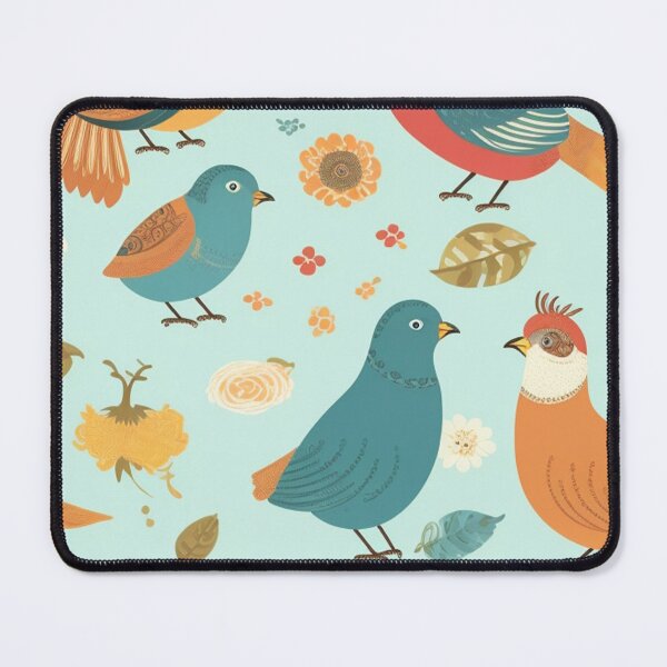 Item preview, Alternate Vintage Bird Sketch Design Pattern Print  designed and sold by randomtdesigns.
