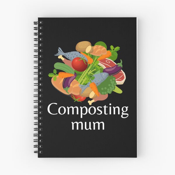 Item preview, Composting for the real experts - mum white text designed and sold by Cosmos-as-Art.