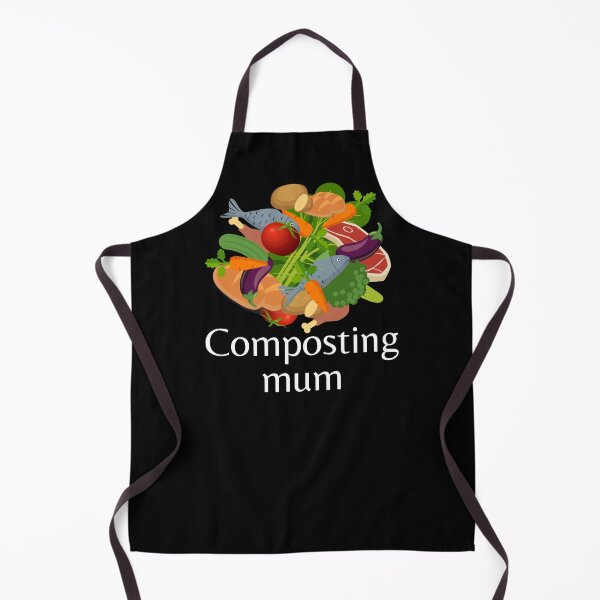 Item preview, Composting for the real experts - mum white text designed and sold by Cosmos-as-Art.