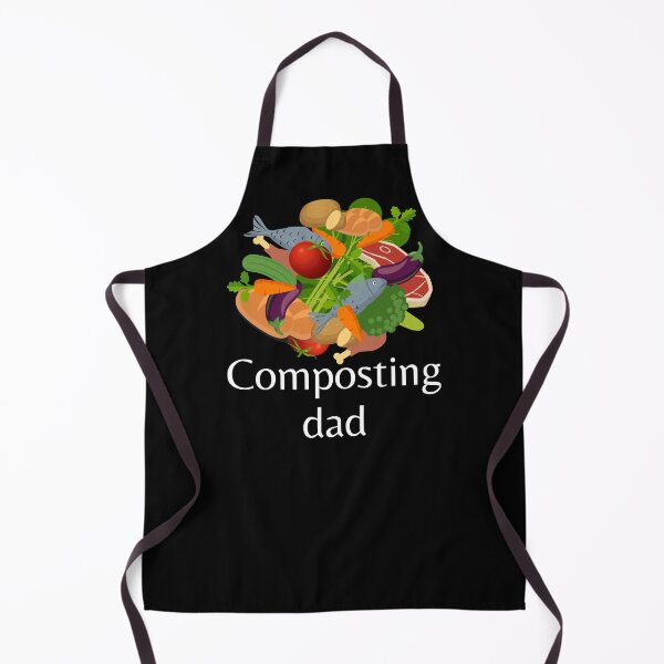 Item preview, Composting for the real experts - dad white text designed and sold by Cosmos-as-Art.