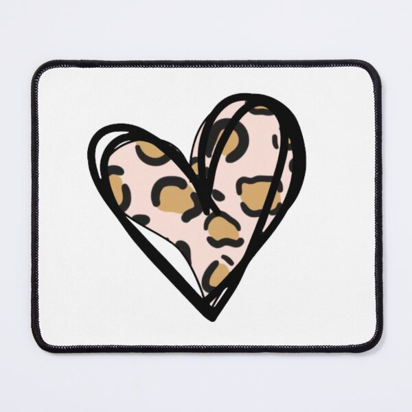 Item preview, heart with animal print designed and sold by MoshisooPrint.