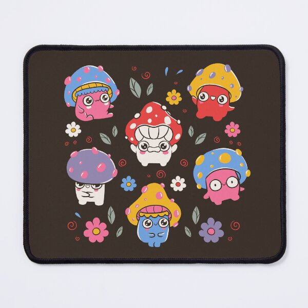 Item preview, Cute But Psychedelic Mushrooms Brown by Tobe Fonseca designed and sold by Tobe Fonseca®.