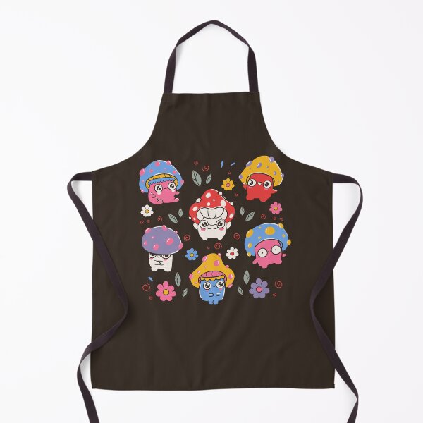 Item preview, Cute But Psychedelic Mushrooms Brown by Tobe Fonseca designed and sold by Tobe Fonseca®.