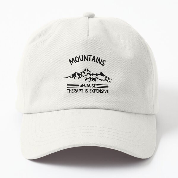 Item preview, Mountains because therapy is expensive designed and sold by SunnyFunnyArt.