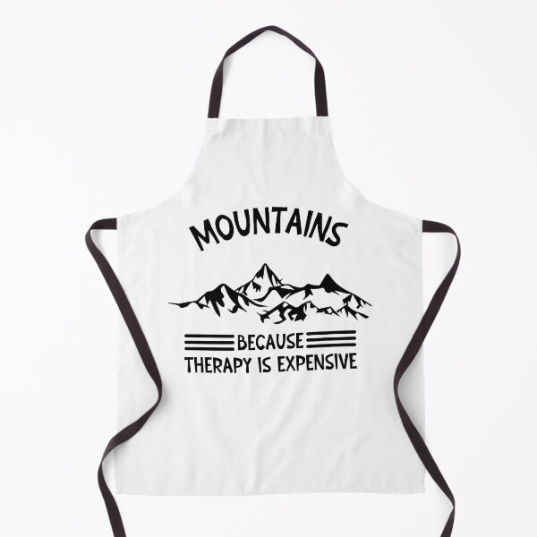 Item preview, Mountains because therapy is expensive designed and sold by SunnyFunnyArt.