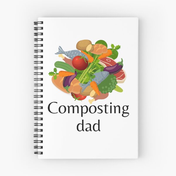 Item preview, Composting for the real experts - dad black text designed and sold by Cosmos-as-Art.