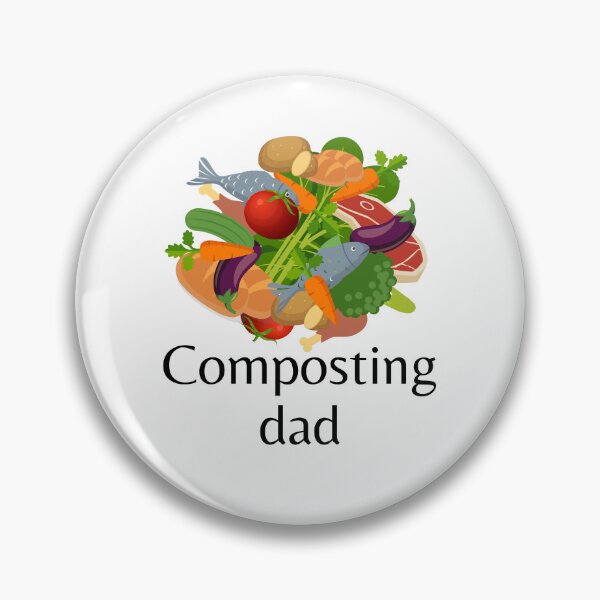 Item preview, Composting for the real experts - dad black text designed and sold by Cosmos-as-Art.