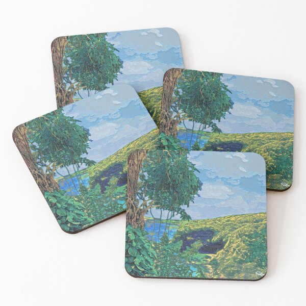 Item preview, HANA TREE AND CLIFF  designed and sold by ArtbyRolleen.