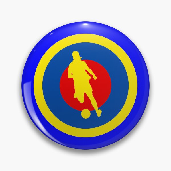 Item preview, Colombia women's football retro Mod Roundel designed and sold by ModSupporters.