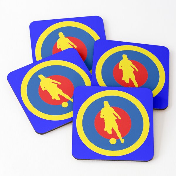 Item preview, Colombia women's football retro Mod Roundel designed and sold by ModSupporters.