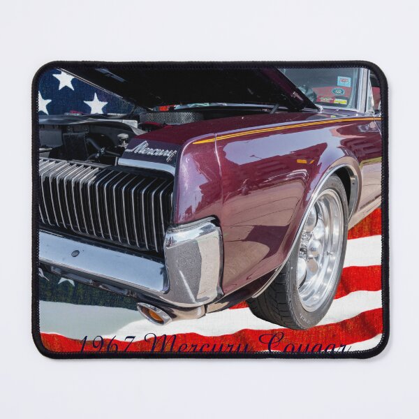 Item preview, 1967 Burgundy Mercury Cougar Text designed and sold by mljdwhite.
