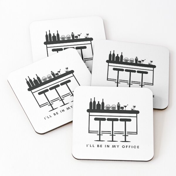 Item preview, I'll be in my office BAR [black line] designed and sold by house of luna.