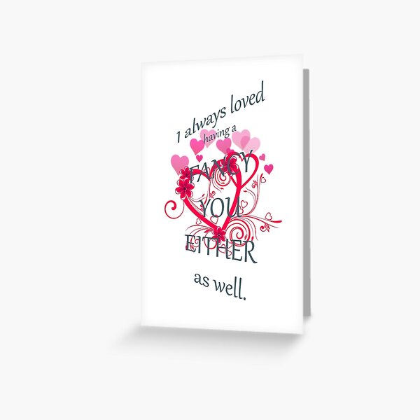 Undateables Fancy You Either Greeting Card