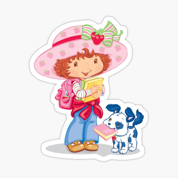 Strawberry Shortcake and your dog Sticker