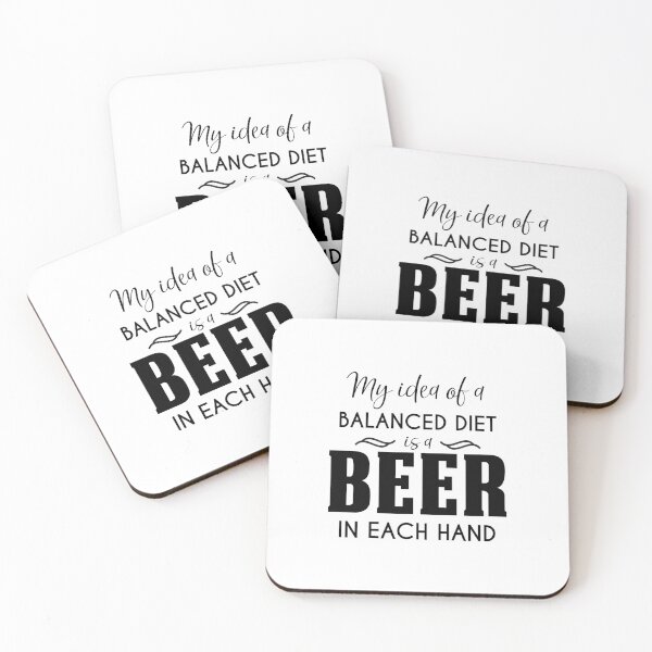 Item preview, Balanced Diet Is A Beer designed and sold by ShopWilPrints.