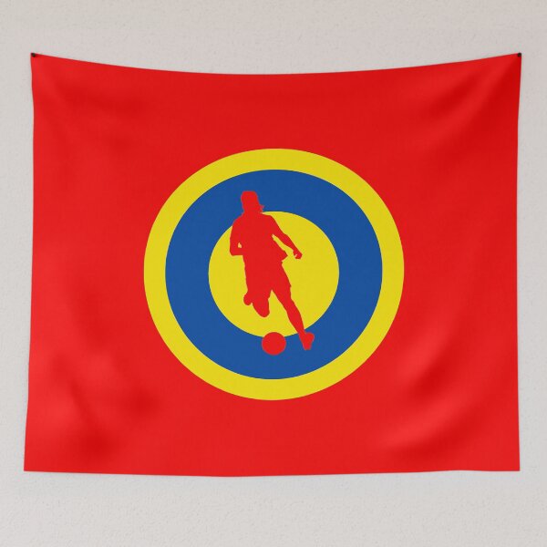 Item preview, La Roja Spanish women's football retro Mod Roundel designed and sold by ModSupporters.