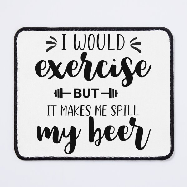 Item preview, I Would Exercise But designed and sold by ShopWilPrints.
