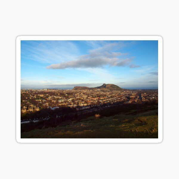 Arthur's Seat and Edinburgh Sticker
