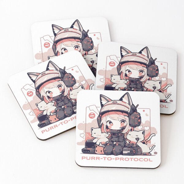 Artikelvorschau, PURR-TO-PROTOKOLL entworfen und verkauft von Chibi Cat Art Corner.